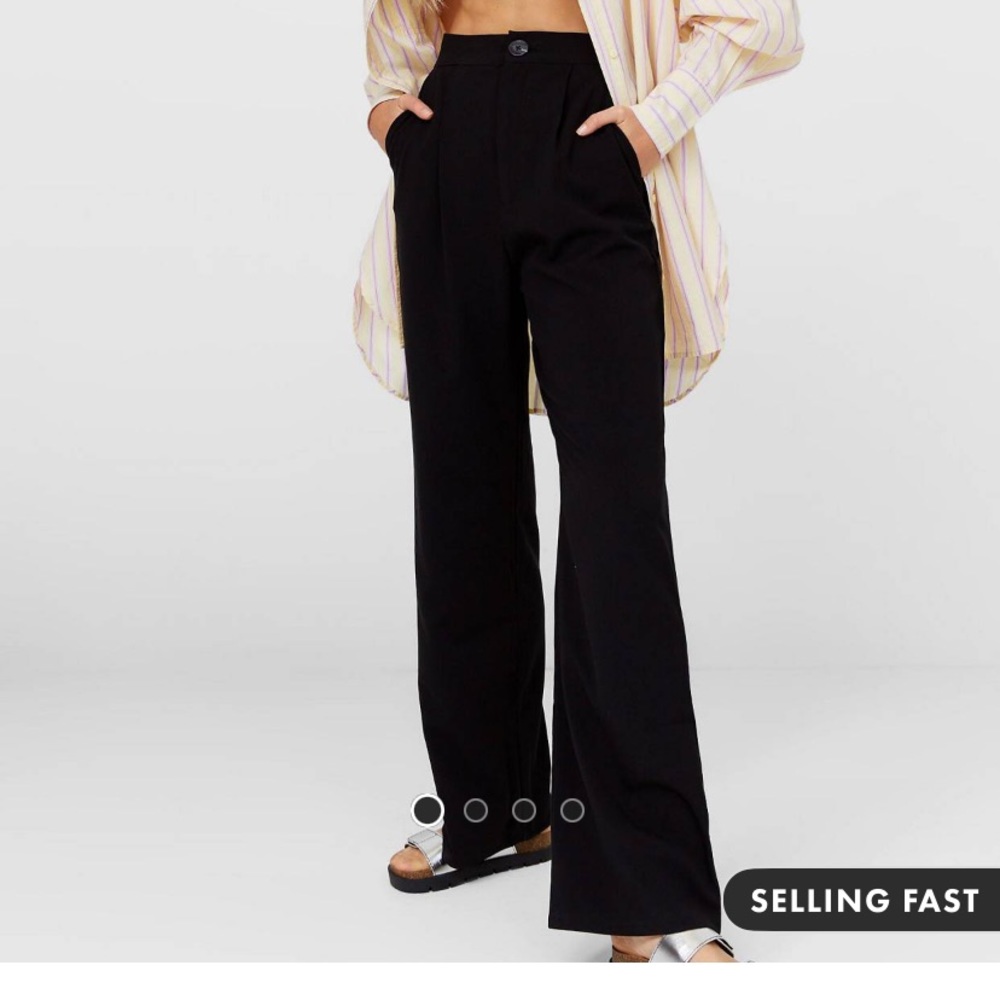 Stradivarius Black Pants